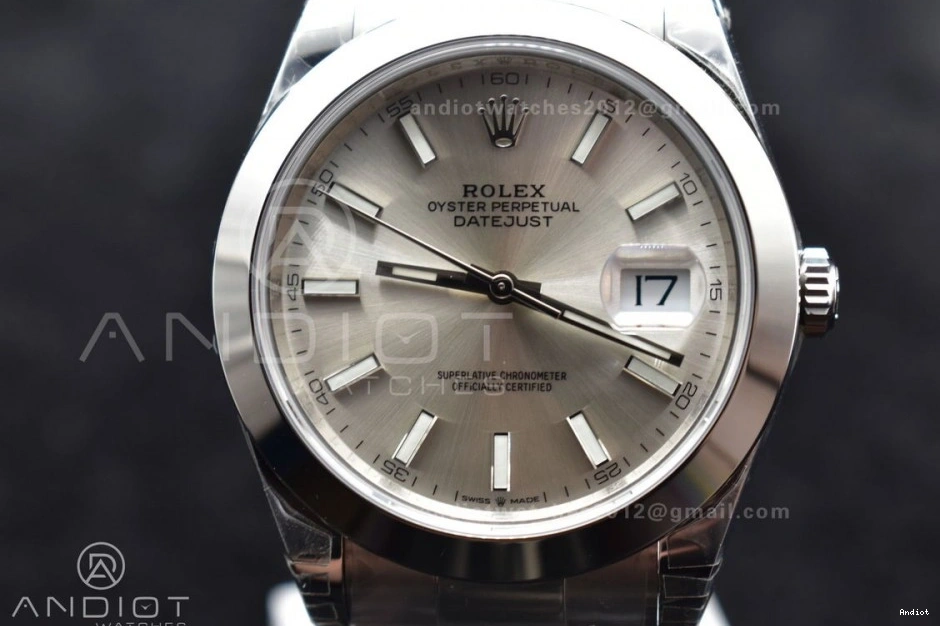 VS3235 Edition DateJust 41 1:1 on Best Oyster Bracelet Silver 904L 126330 VSF Dial SS 0522